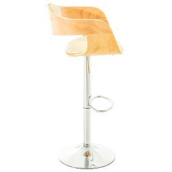 Set de 2 scaune de bar Kingston C din piele ecologică2