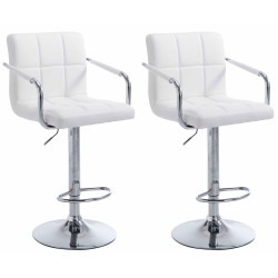 Set de 2 scaune de bar cromate Lucy V22