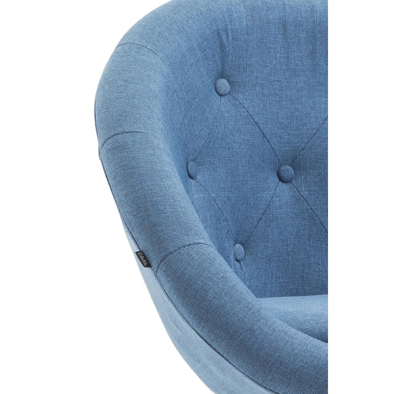 Scaun de bar London V2, material textil negru2