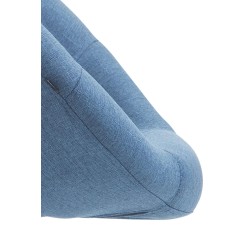 Scaun de bar London V2, material textil negru2