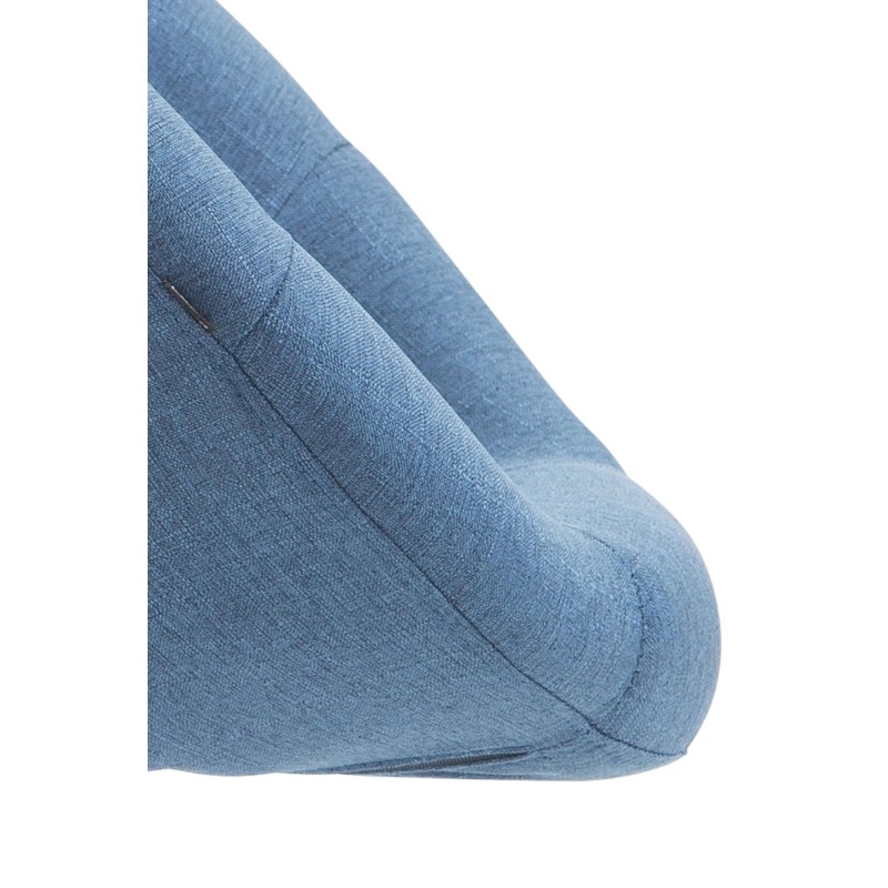 Scaun de bar London V2, material textil negru2