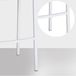 Scaun de bar Damaso W din fetru cu bază cu 4 picioare2