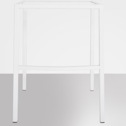 Scaun de bar Damaso W din fetru cu bază cu 4 picioare2