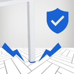 Scaun de bar Damaso W din catifea cu bază cu 4 picioare2