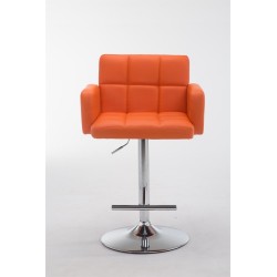 Scaun de bar Los Angeles, din piele ecologică C2