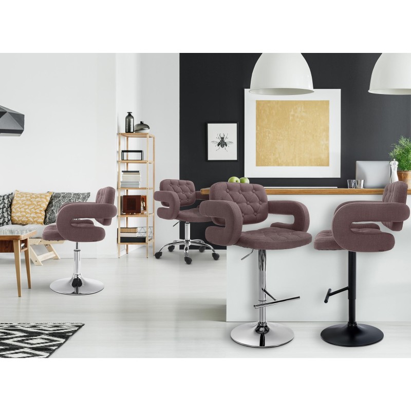 Scaun de bar Dublin, material textil C2