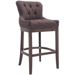 Scaun de bar din material textil Lakewood, stil antic2