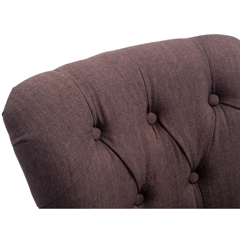 Scaun de bar din material textil Lakewood, stil antic2