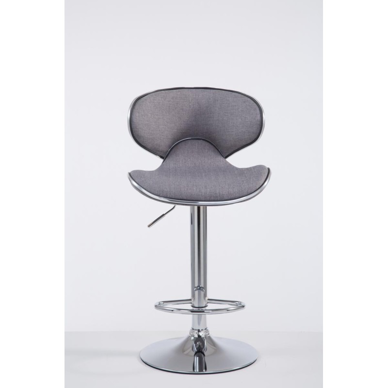 Scaun de bar Las Vegas V2 din material textil cromat2