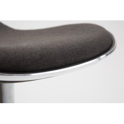 Scaun de bar Shanghai, material textil, crom2