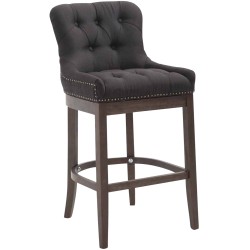 Scaun de bar din material textil Lakewood, stil antic2
