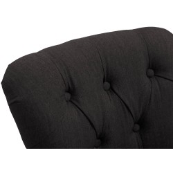 Scaun de bar din material textil Lakewood, stil antic2