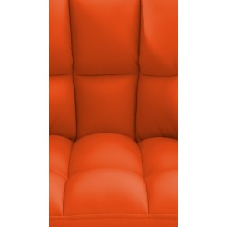 Scaun de bar Damaso cu 4 picioare, alb2