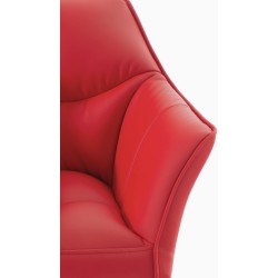 Scaun de bar Damaso cu 4 picioare, alb2