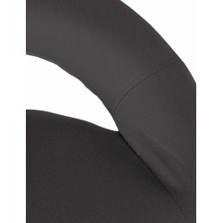 Scaun de bar Olinda din material textil alb2