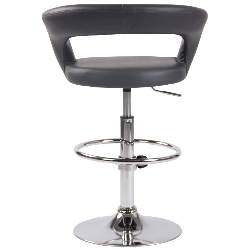 Set de 2 scaune de bar Jaen din piele ecologică2