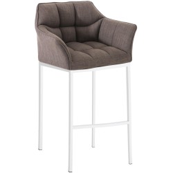 Scaun de bar Damaso W din material textil cu bază cu 4 picioare2