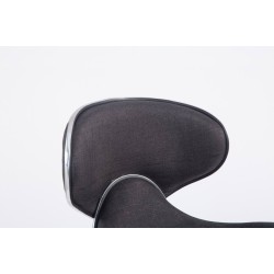 Set de 2 scaune de bar Las Vegas V2 din material textil cromat2