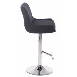 Set de 2 scaune de bar Club, piele ecologică, finisaj cromat2