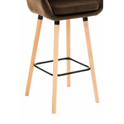 Scaun de bar Grant din catifea2