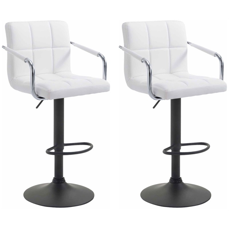 Set de 2 scaune de bar Lucy V2, negre2