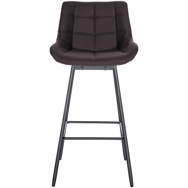 Scaun de bar rotativ Weston din piele ecologică2