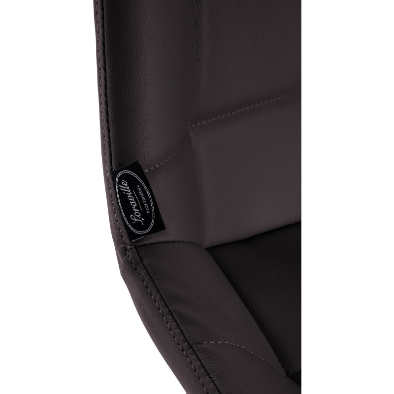 Scaun de bar rotativ Weston din piele ecologică2