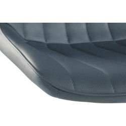 Scaun de bar Toni, piele ecologică, alb2