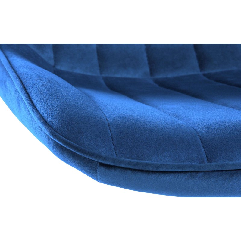 Scaun de bar Toni din catifea neagră2