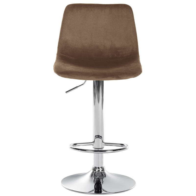 Scaun de bar Divo, catifea, crom2