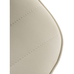 Scaun de bar Lex, piele ecologică, crom2