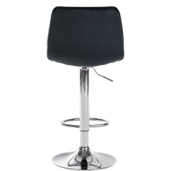 Scaun de bar Lex, catifea, crom2