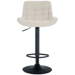 Set de 2 scaune de bar din material textil Tover2