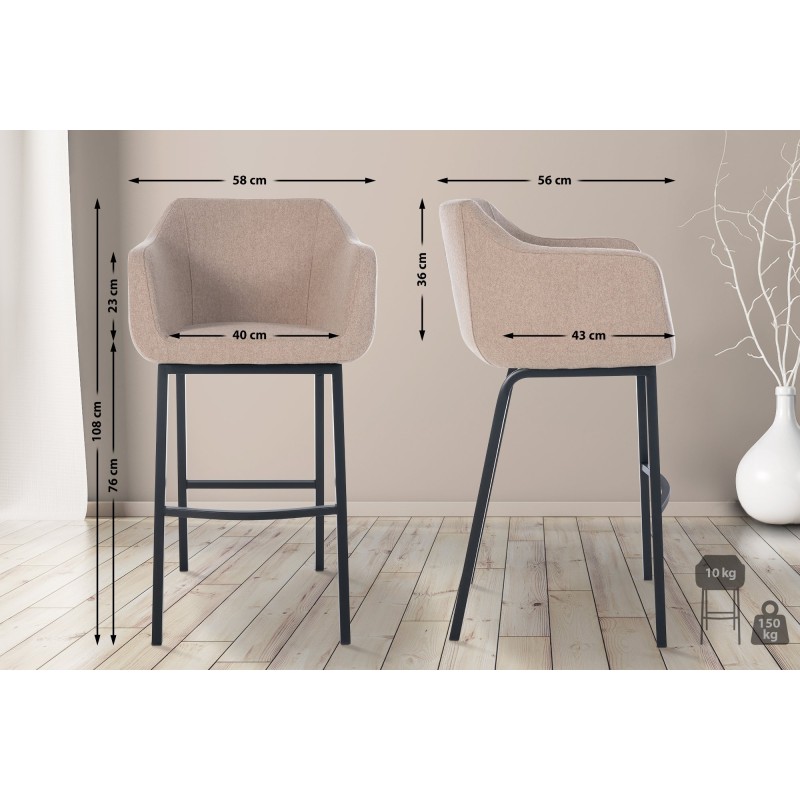 Scaun de bar Monea B din pâslă2