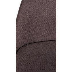 Scaun de bar Corbin, material textil, rotund, natural2