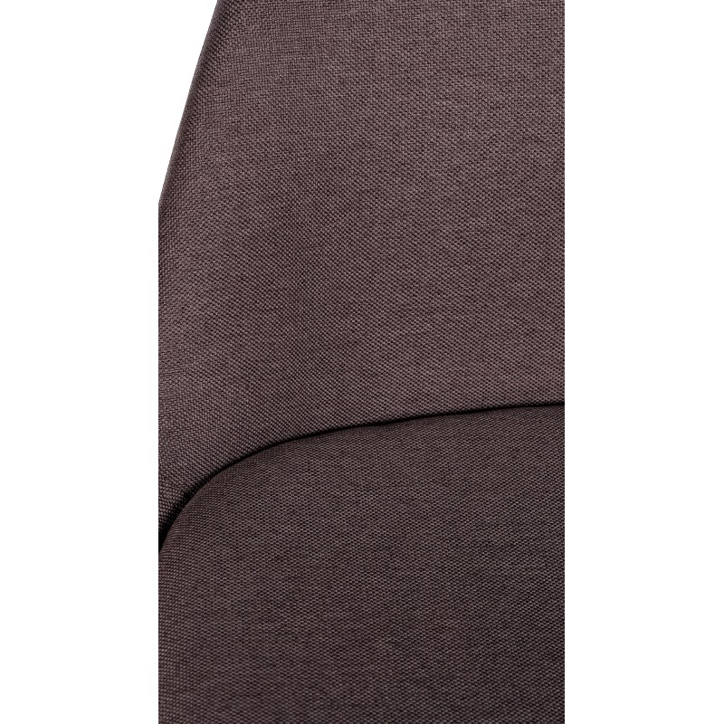 Scaun de bar Corbin, material textil, rotund, natural2