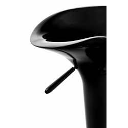 Scaun de bar negru tip șa