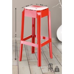 Scaun de bar Red Fox