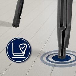 Scaun de bar Joshua negru