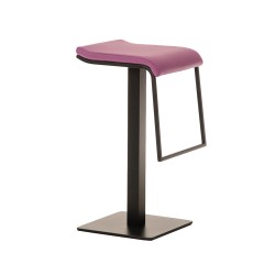 Scaun de bar Lameng din piele ecologică B78 violet