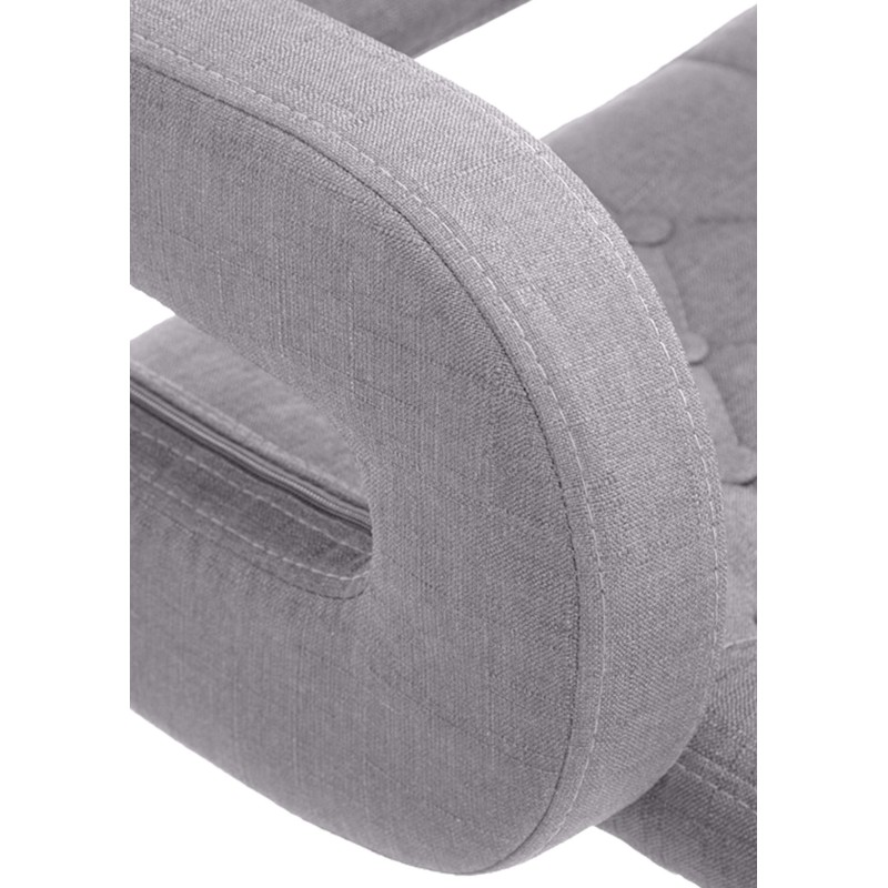 Scaun de bar Dublin, material textil gri C