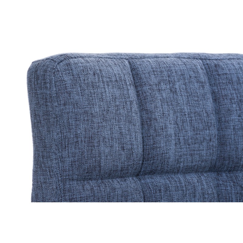 Scaun de bar Peru, material textil albastru C