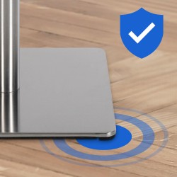 Scaun de bar din material textil Damaso E, violet