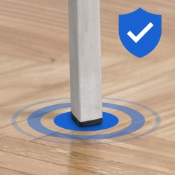 Scaun de bar din material textil Damaso E cu bază cu 4 picioare, culoare turcoaz