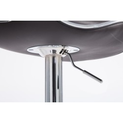 Scaun de bar cromat maro Las Vegas V2