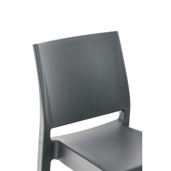 Scaun de bar Maya gri închis