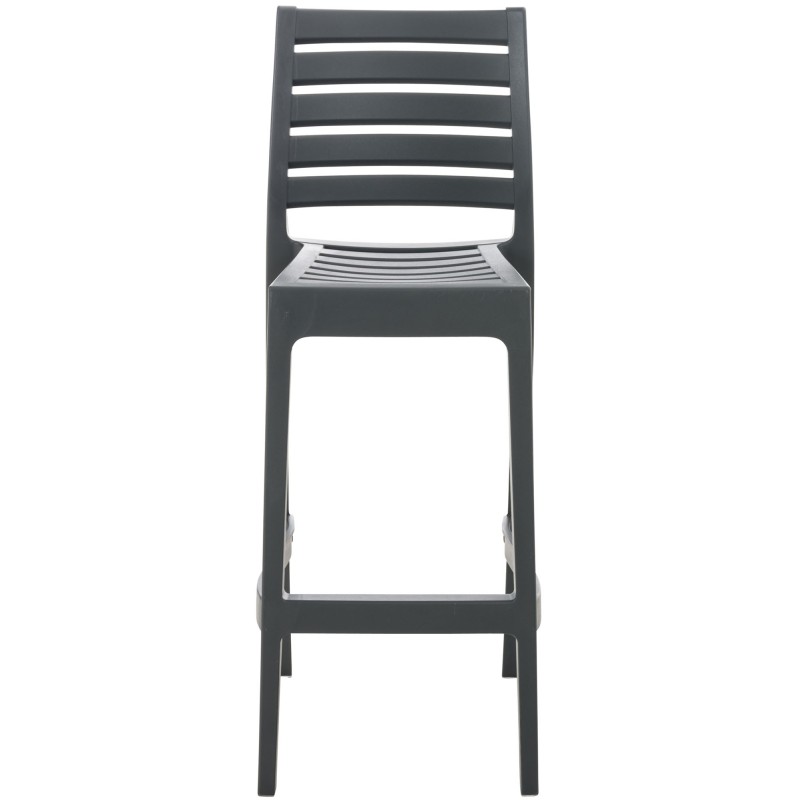 Scaun de bar Ares gri închis