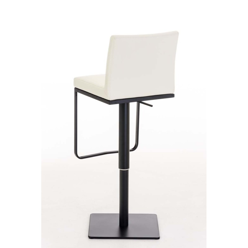 Scaun de bar Panama B din piele ecologică crem