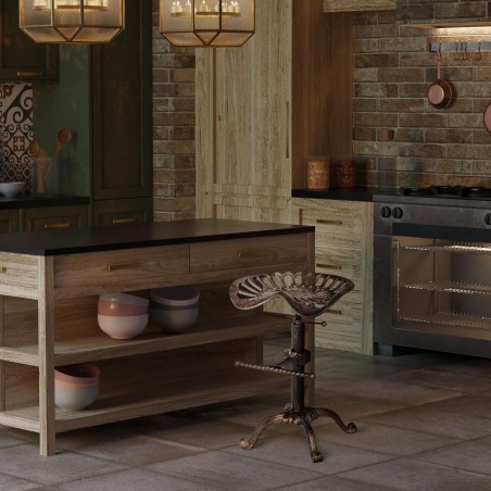 Scaun de bar Butch din bronz