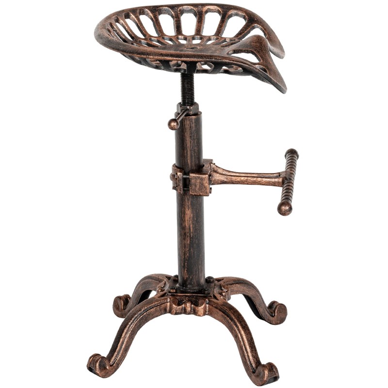 Scaun de bar Butch din bronz